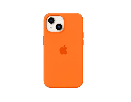 Husa din silicon pentru Iphone 14 portocaliu