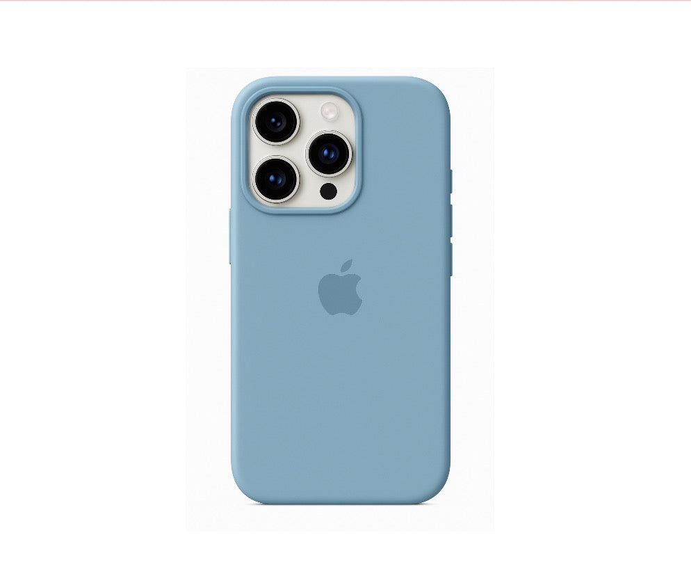 Husa din silicon pentru Iphone 14 pro max baby blue