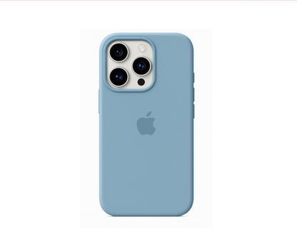 Husa din silicon pentru Iphone 14 pro max baby blue