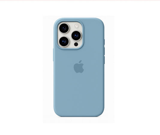 Husa din silicon pentru Iphone 14 pro baby blue