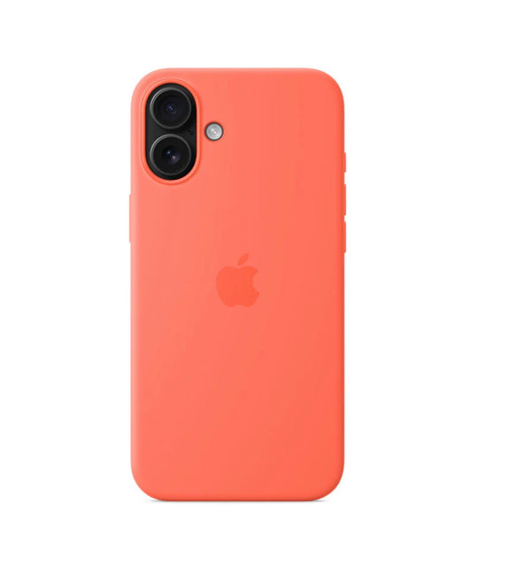 Husa din silicon pentru Iphone 16 portocaliu