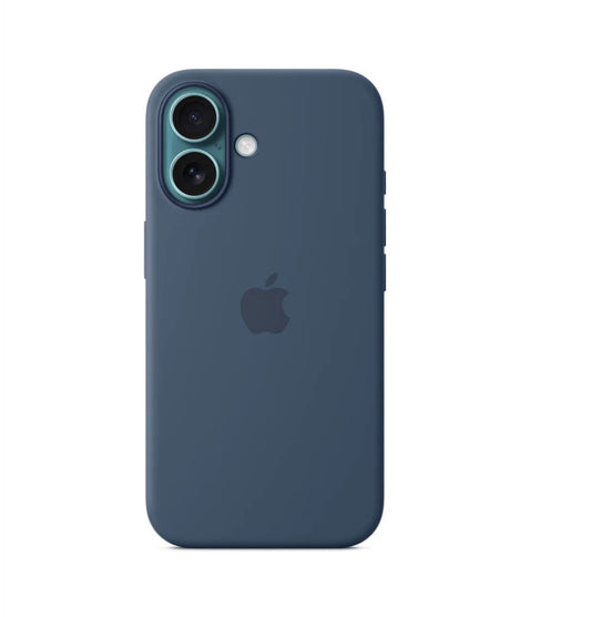 Husa din silicon pentru Iphone 16 Dark blue
