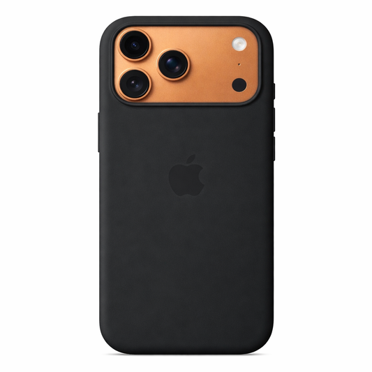 Husa din silicon pentru Iphone 17 pro max  Negru